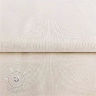 Manšestr tenký ecru