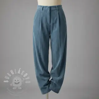Manšestr tenký blue