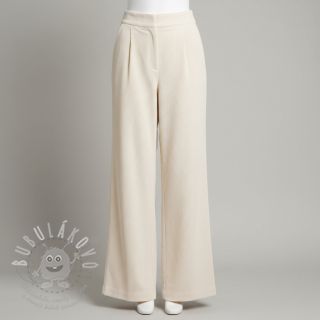 Manšestr tenký ecru