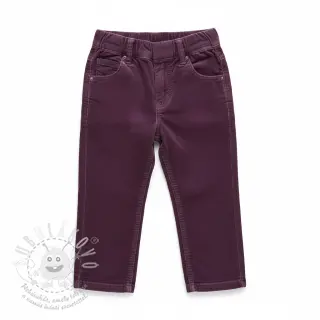 Manšestr tenký aubergine