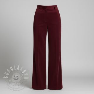 Manšestr tenký bordeaux