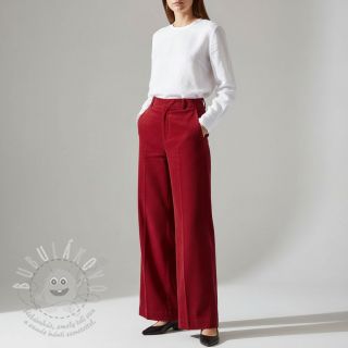 Manšestr tenký dark cerise