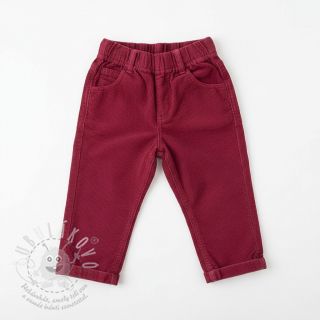 Manšestr tenký dark cerise