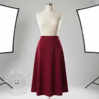Manšestr tenký dark cerise