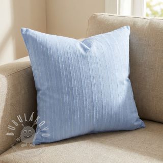 Bavlněná látka VOILE LUREX Stripes light blue