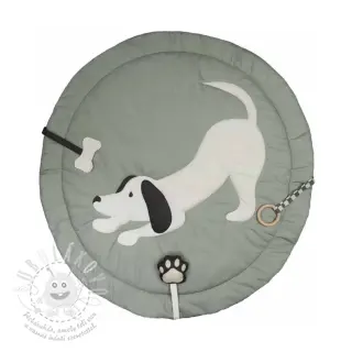 Bavlněná látka Dog PANEL digital print