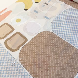 Bavlněná látka Farmers market PANEL digital print