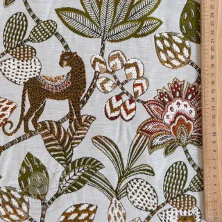 Dekorační látka jacquard Soliman allover blanc