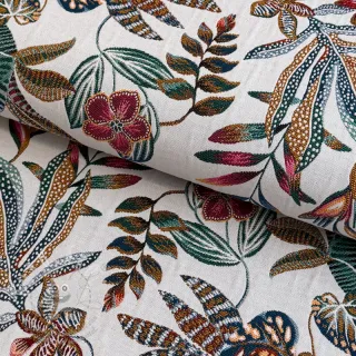 Dekorační látka jacquard Neroli allover blanc