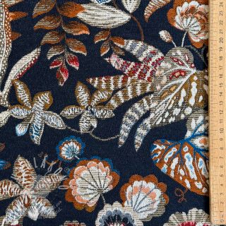 Dekorační látka jacquard Neroli allover nuit