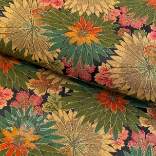 Dekorační látka jacquard Matcha allover kaki