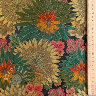 Dekorační látka jacquard Matcha allover kaki