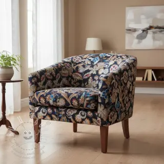 Dekorační látka jacquard Neroli allover nuit