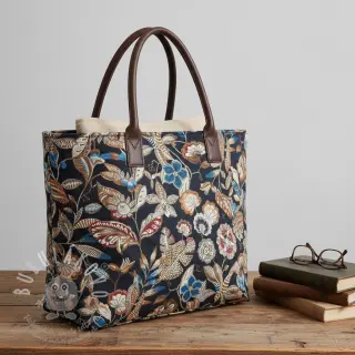 Dekorační látka jacquard Neroli allover nuit