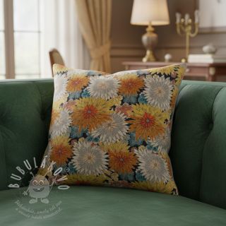 Dekorační látka jacquard Matcha allover peanut