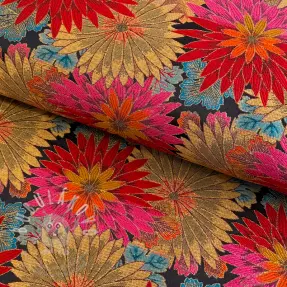 Dekorační látka jacquard Matcha allover rouge