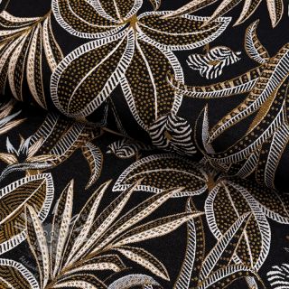 Dekorační látka jacquard Moranto allover noir