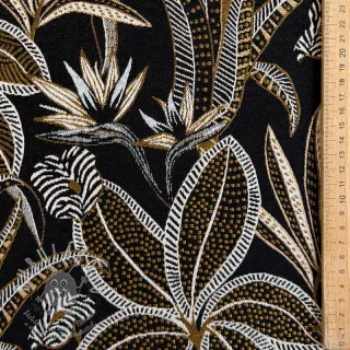 Dekorační látka jacquard Moranto allover noir