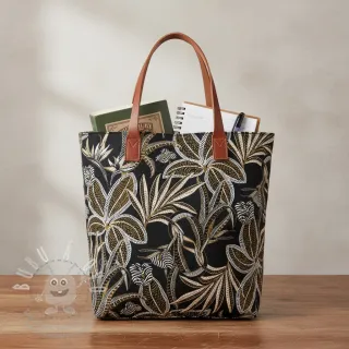 Dekorační látka jacquard Moranto allover noir