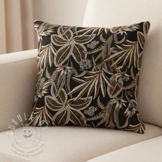 Dekorační látka jacquard Moranto allover noir