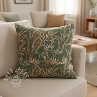 Dekorační látka jacquard Moranto allover kaki