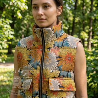 Dekorační látka jacquard Matcha allover peanut