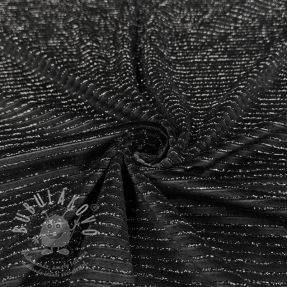 Samet VELVET LUREX Stripe black