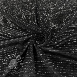 Samet VELVET LUREX Stripe black