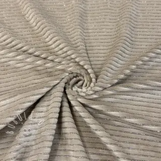 Samet VELVET LUREX Stripe beige