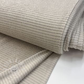 Samet VELVET LUREX Stripe beige