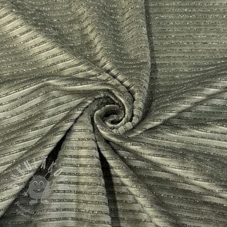 Samet VELVET LUREX Stripe camo green