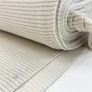 Samet VELVET LUREX Stripe off white