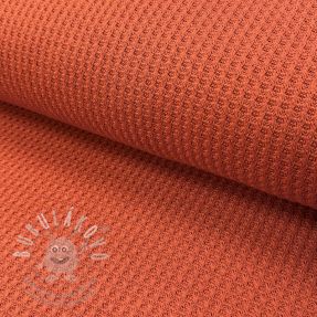Svetrovina WAFFLE BIG KNIT rust