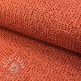 Svetrovina WAFFLE BIG KNIT rust