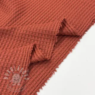 Svetrovina WAFFLE BIG KNIT rust
