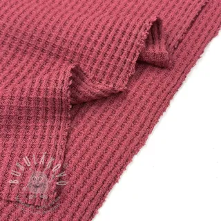 Svetrovina WAFFLE BIG KNIT dark salmon