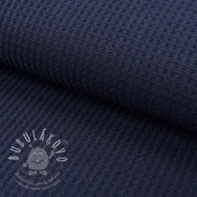 Svetrovina WAFFLE BIG KNIT navy