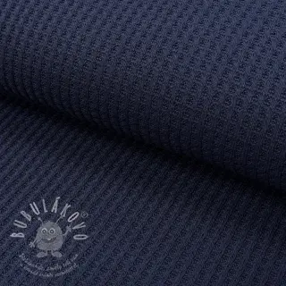Svetrovina WAFFLE BIG KNIT navy