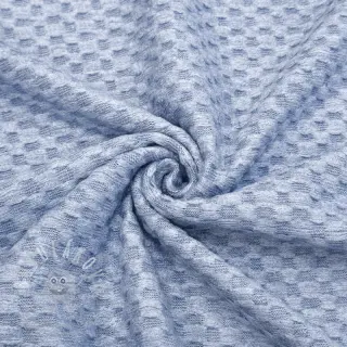 Pletenina Angora honey blue
