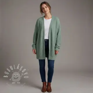 Pletenina Angora honey ocean green