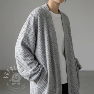 Pletenina Angora honey light grey