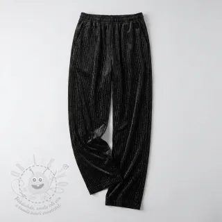 Samet VELVET LUREX Stripe black