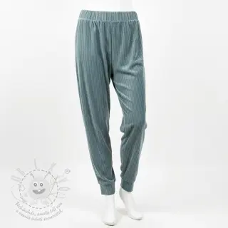 Samet VELVET LUREX Stripe ocean green