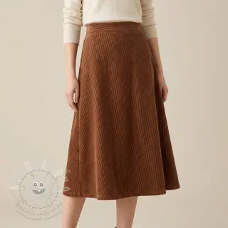 Samet VELVET LUREX Stripe brick