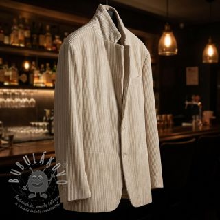 Samet VELVET LUREX Stripe off white