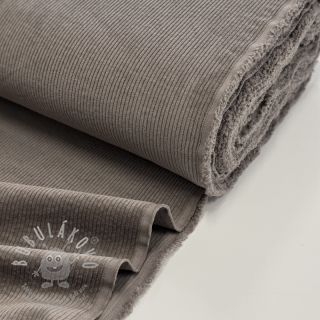 Manšestr 6W WASHED STRETCH stone