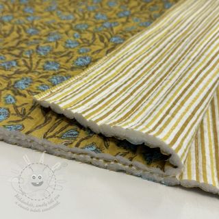 Bavlněná látka QUILT Gange curcuma