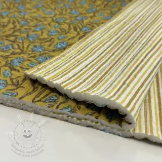 Bavlněná látka QUILT Gange curcuma