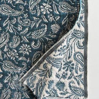 Dekorační látka jacquard Mumbai allover jade