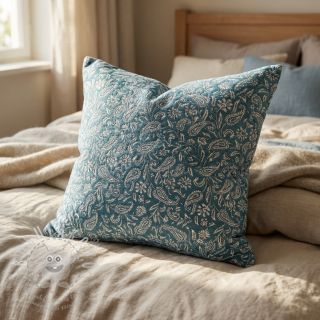 Dekorační látka jacquard Mumbai allover jade